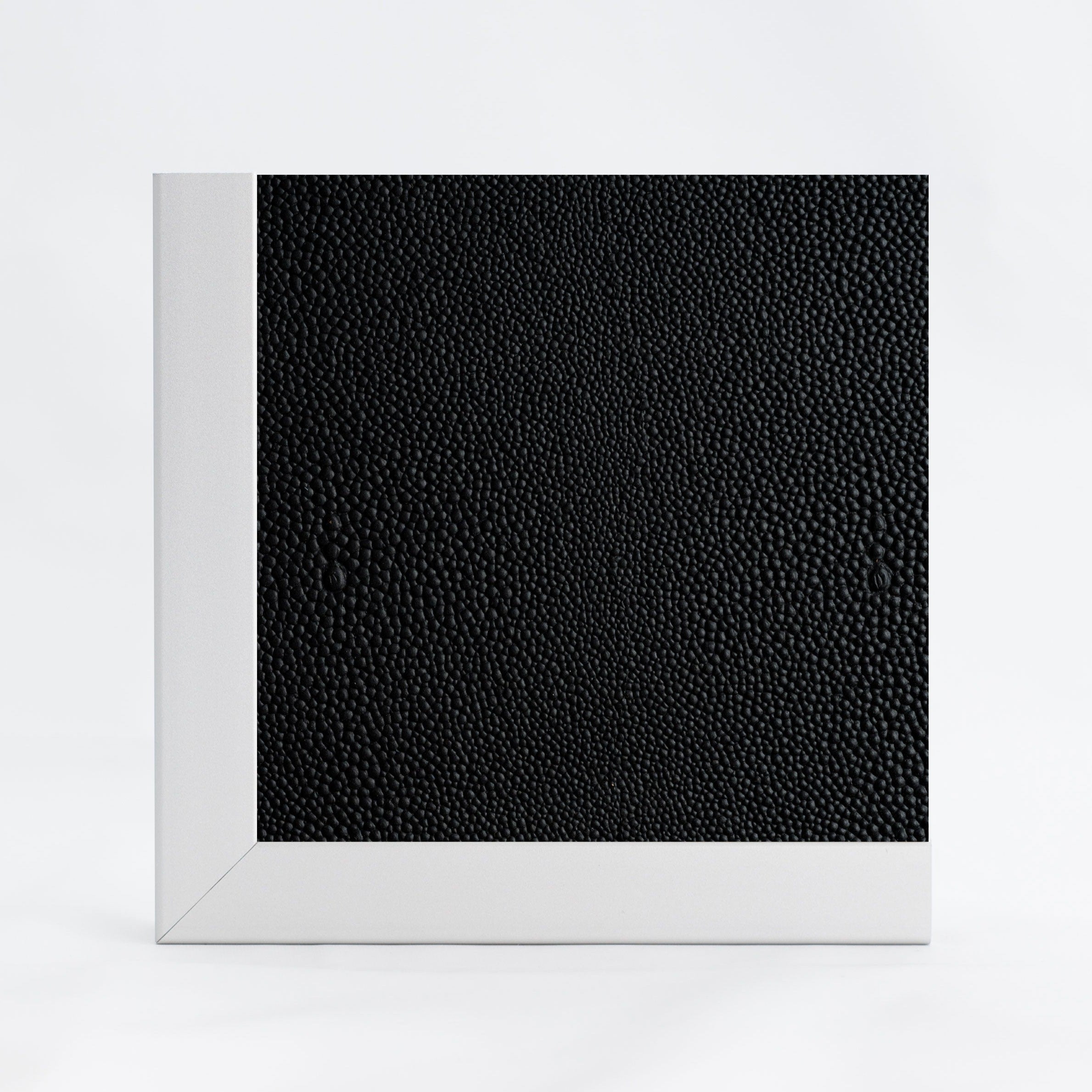 Black Shagreen Leather Insert Sample