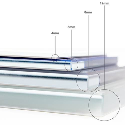 12mm Standard Color Matte Glass Samples