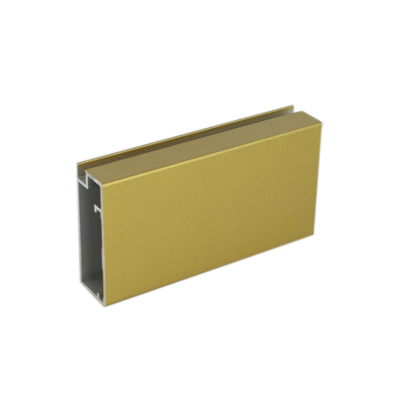 Modern Brass (Metallic) Aluminum Finish Sample