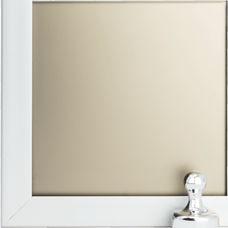 Bronze Satin Mirror (Non-Reflective) Premium Glass Insert Sample