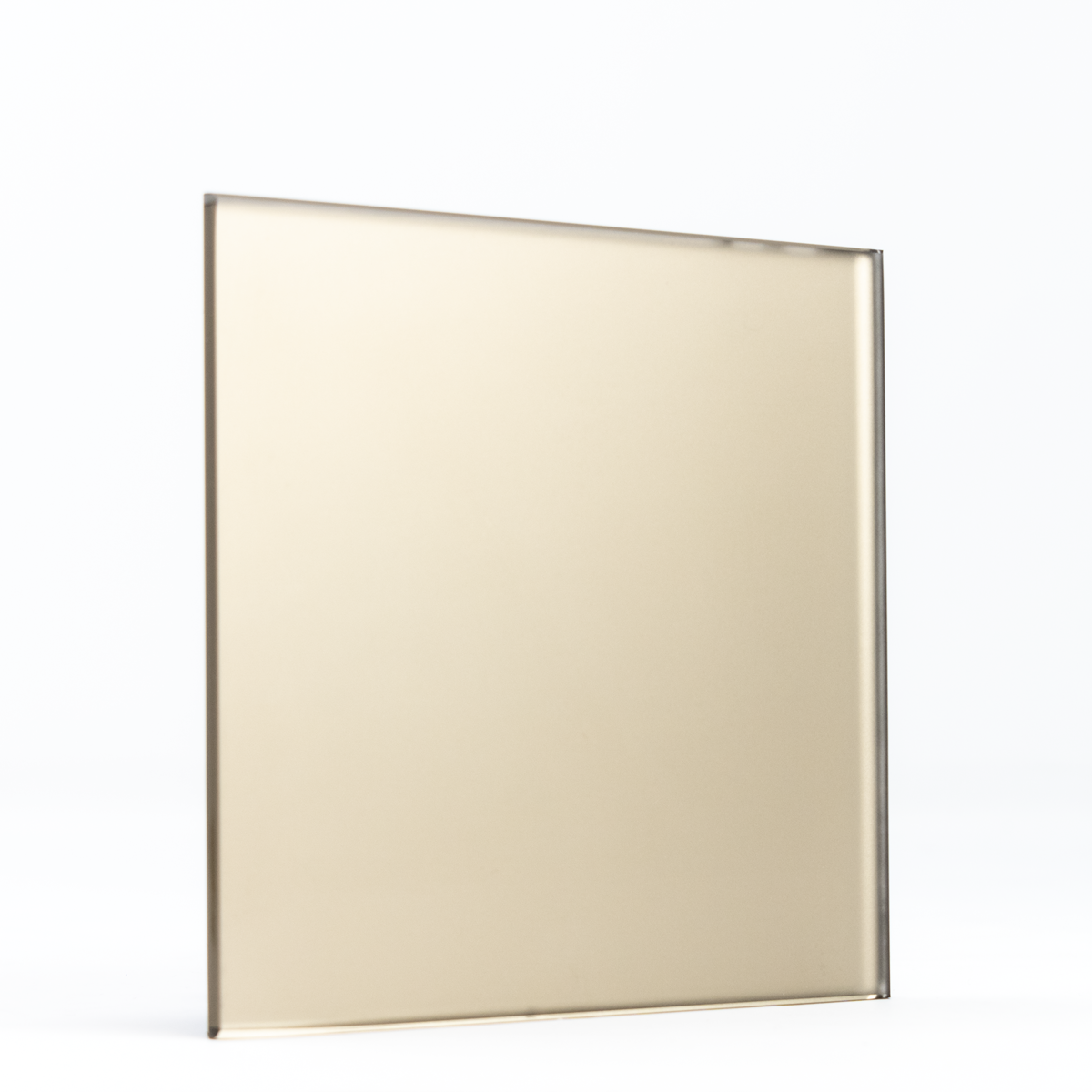 Bronze Satin Mirror (Non-Reflective) Premium Glass Insert Sample