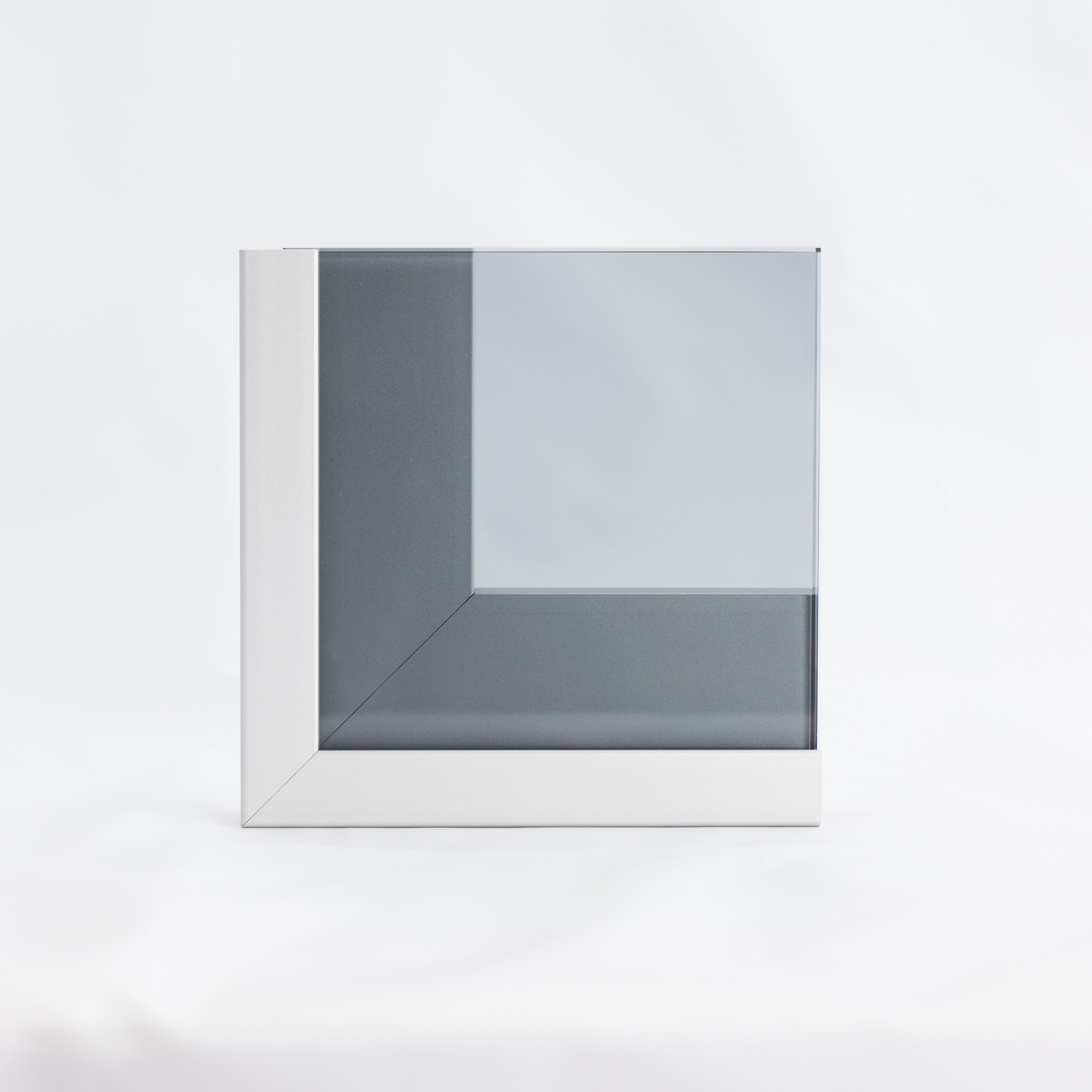 Grey Clear Glass Insert Sample