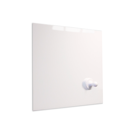 4x4 Magnetic Writable Gloss Glass Sample